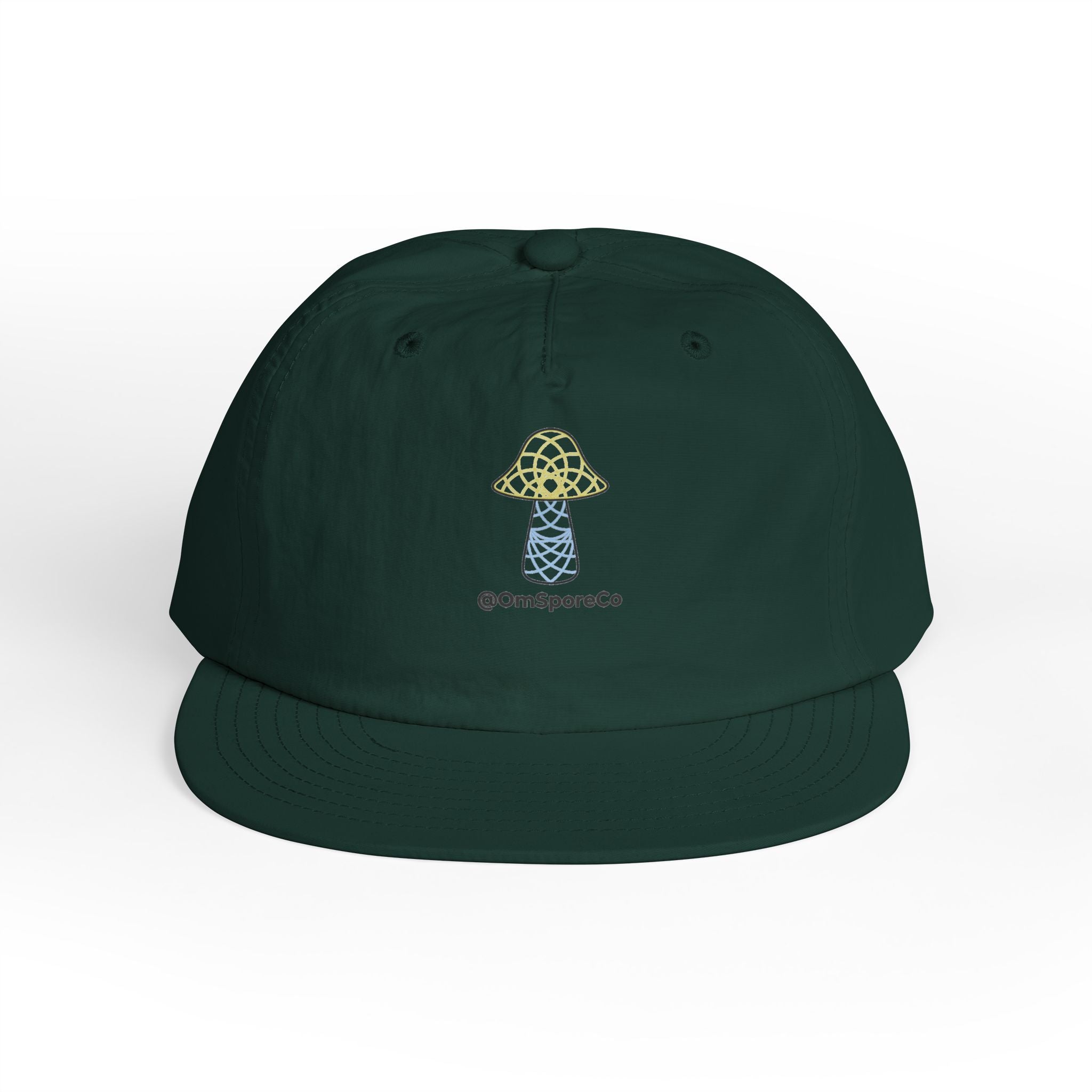 OmSpore Surf Cap - Retro Mushroom Logo