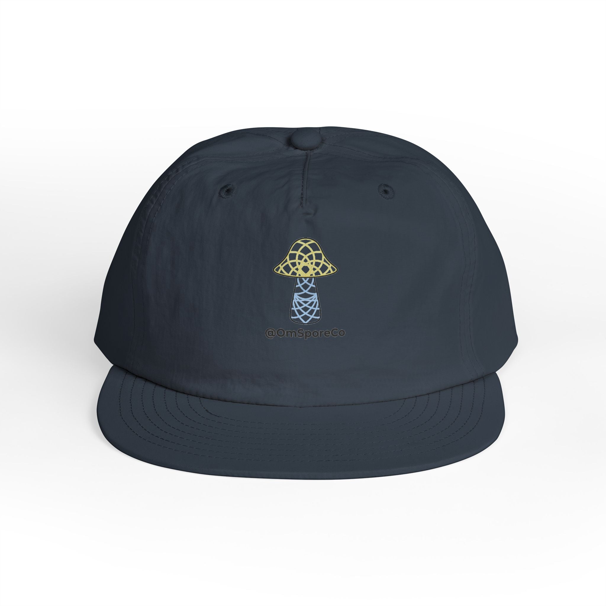 OmSpore Surf Cap - Retro Mushroom Logo