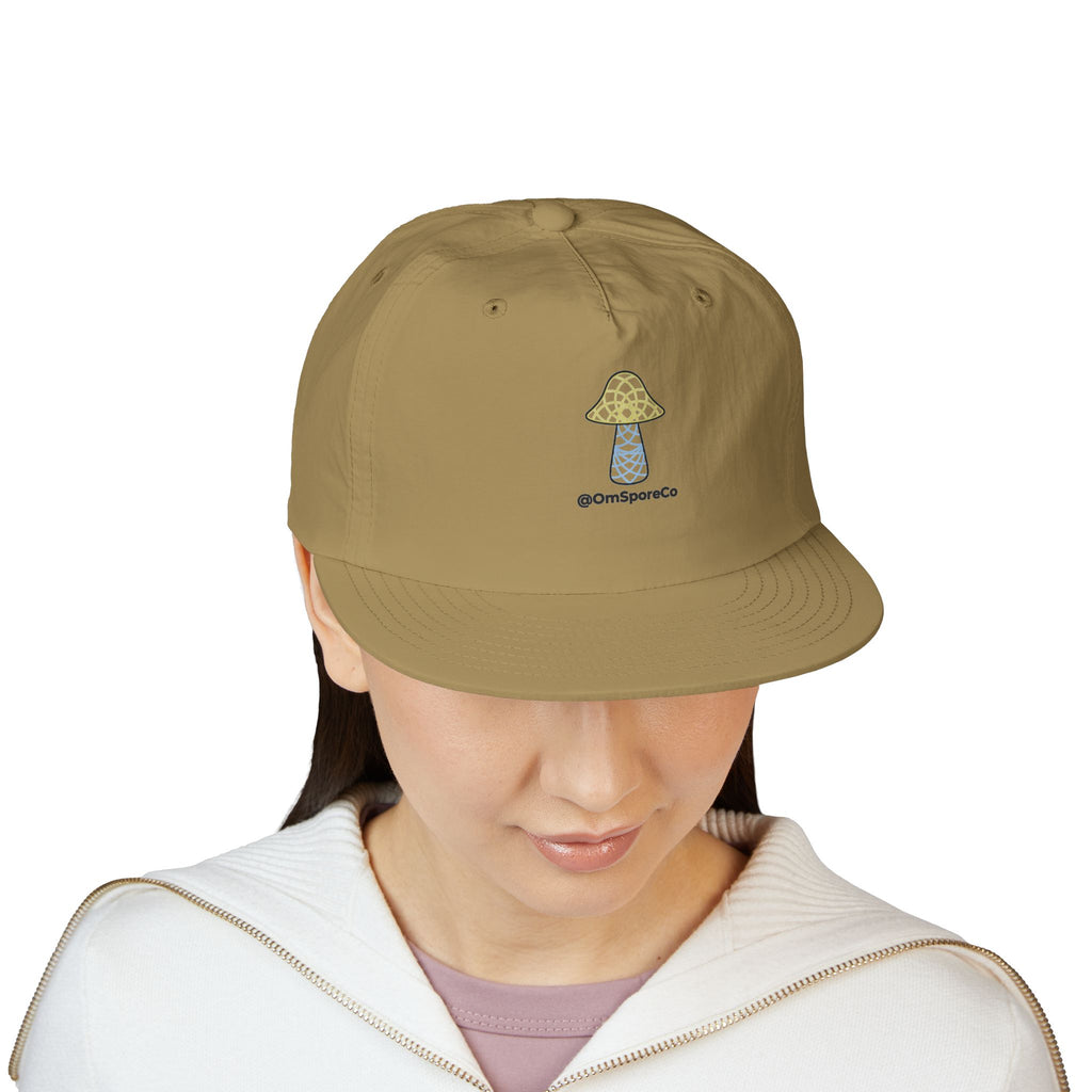 OmSpore Surf Cap - Retro Mushroom Logo