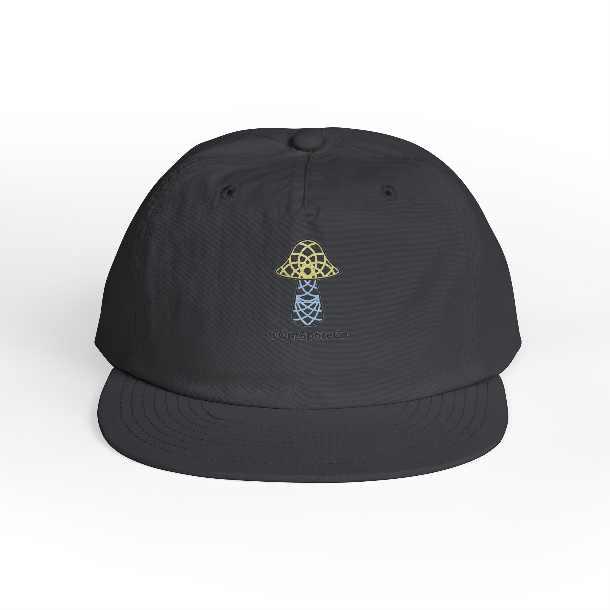 OmSpore Surf Cap - Retro Mushroom Logo