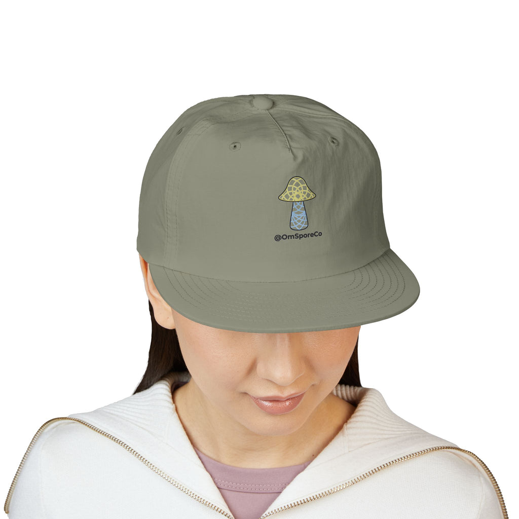 OmSpore Surf Cap - Retro Mushroom Logo
