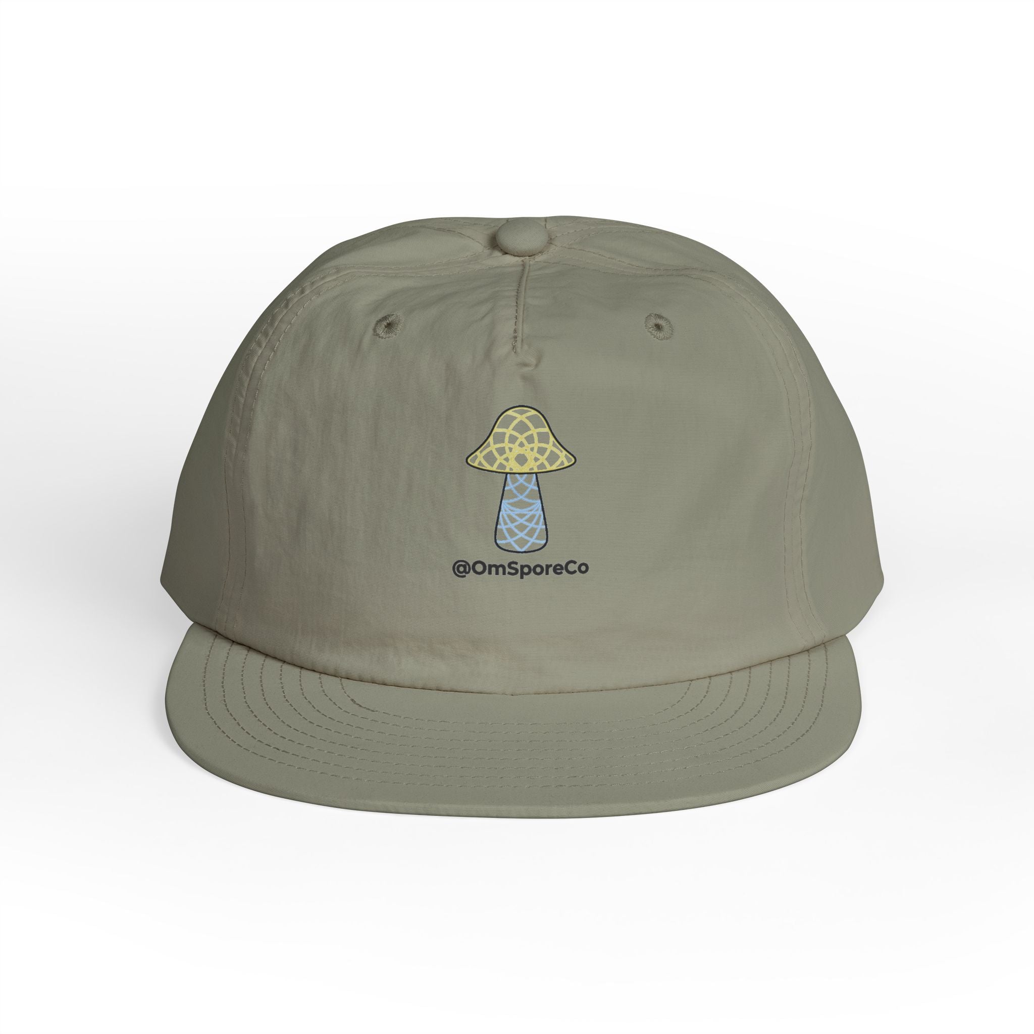 OmSpore Surf Cap - Retro Mushroom Logo