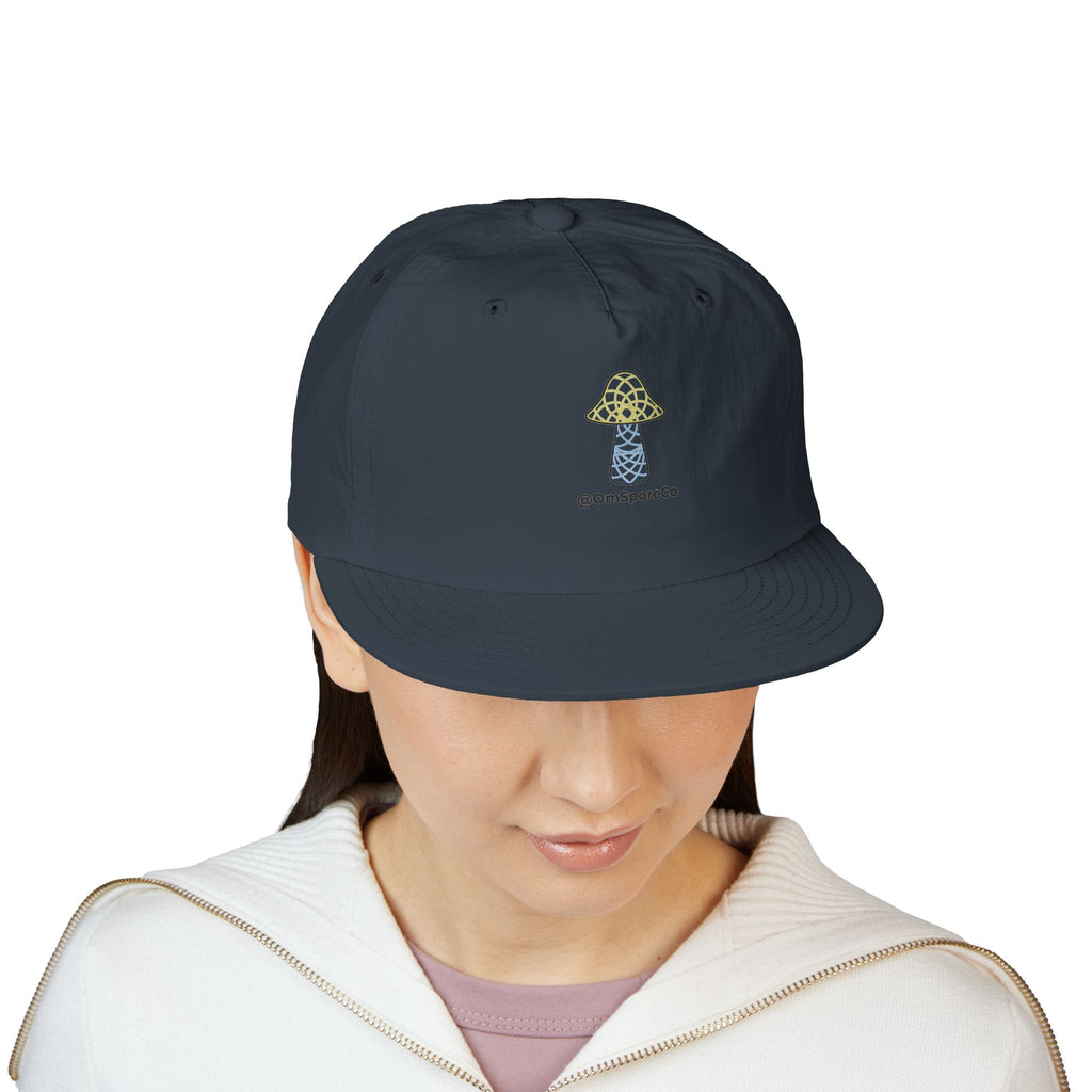 OmSpore Surf Cap - Retro Mushroom Logo