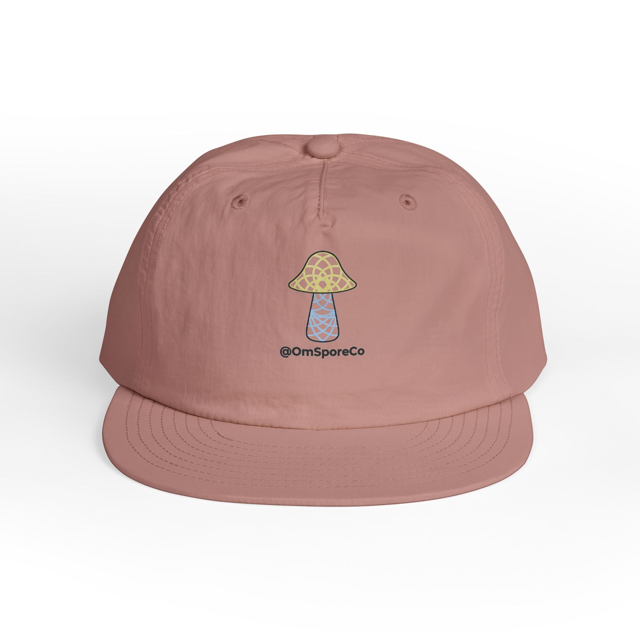 OmSpore Surf Cap - Retro Mushroom Logo
