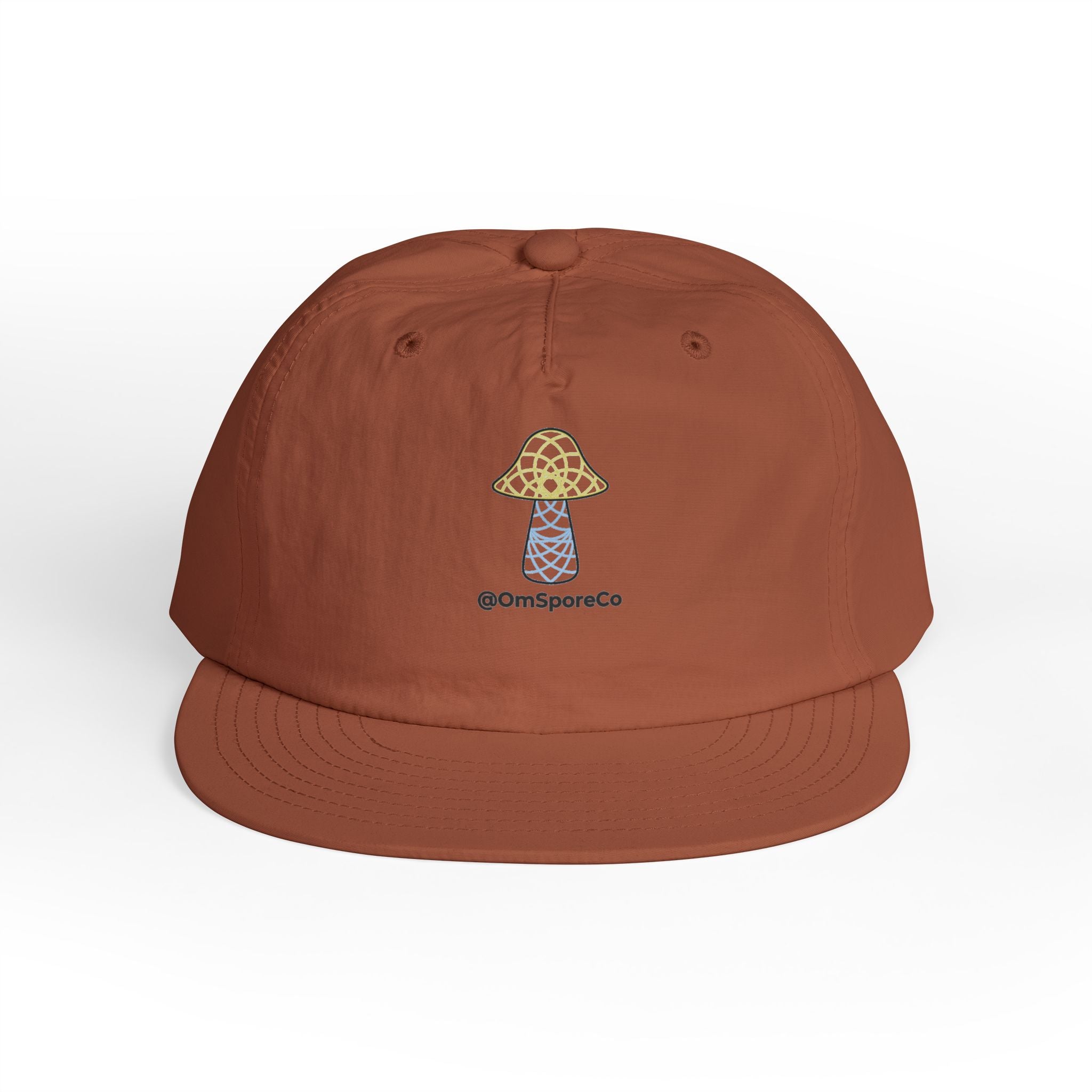 OmSpore Surf Cap - Retro Mushroom Logo