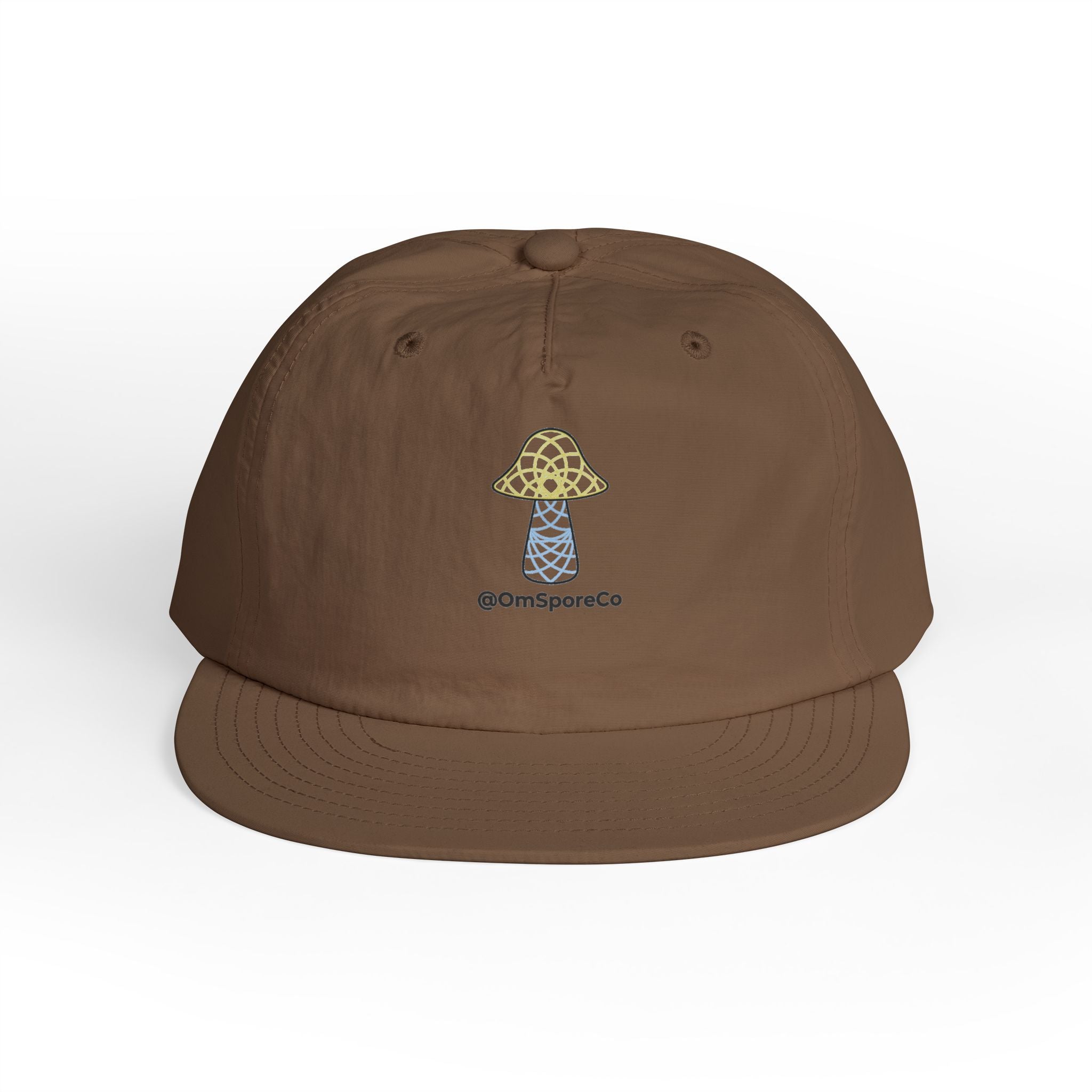 OmSpore Surf Cap - Retro Mushroom Logo