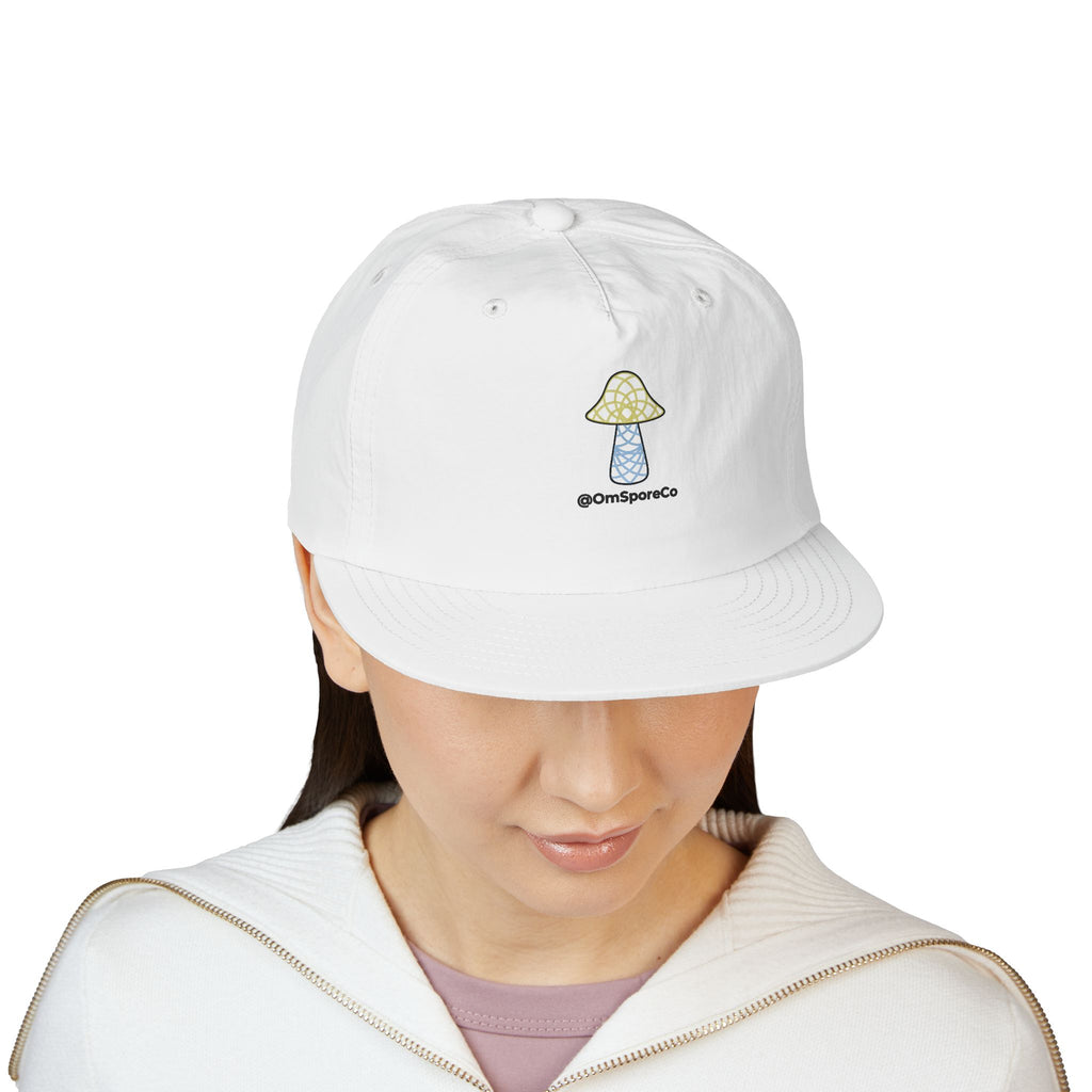OmSpore Surf Cap - Retro Mushroom Logo