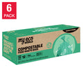 🌎 MyEcoWorld® 13-Gallon Compostable Food Waste Bags – Sustainable 72-Pack
