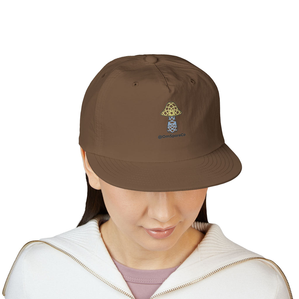 OmSpore Surf Cap - Retro Mushroom Logo