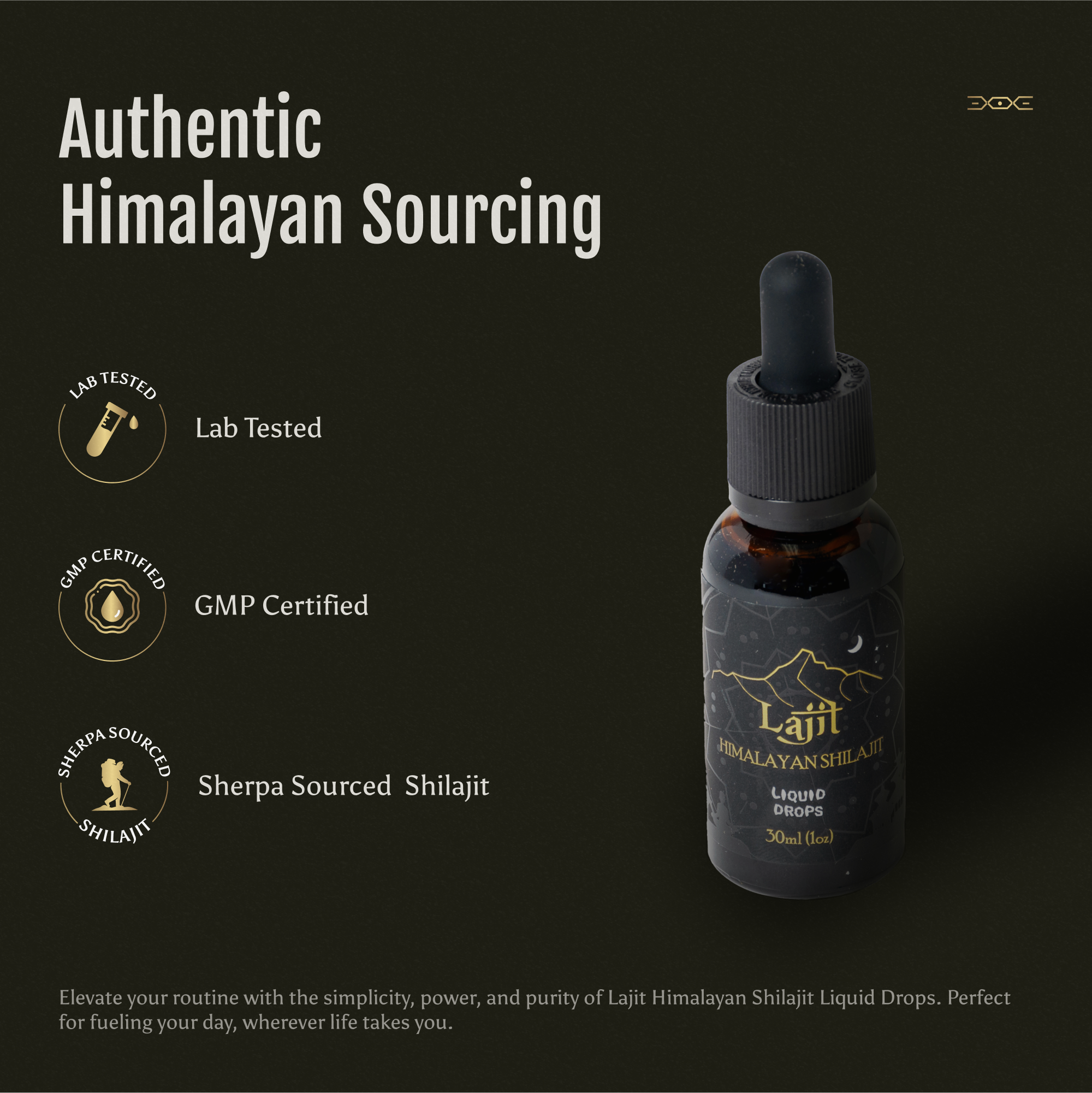 Lajit Himalayan Shilajit Liquid Drops