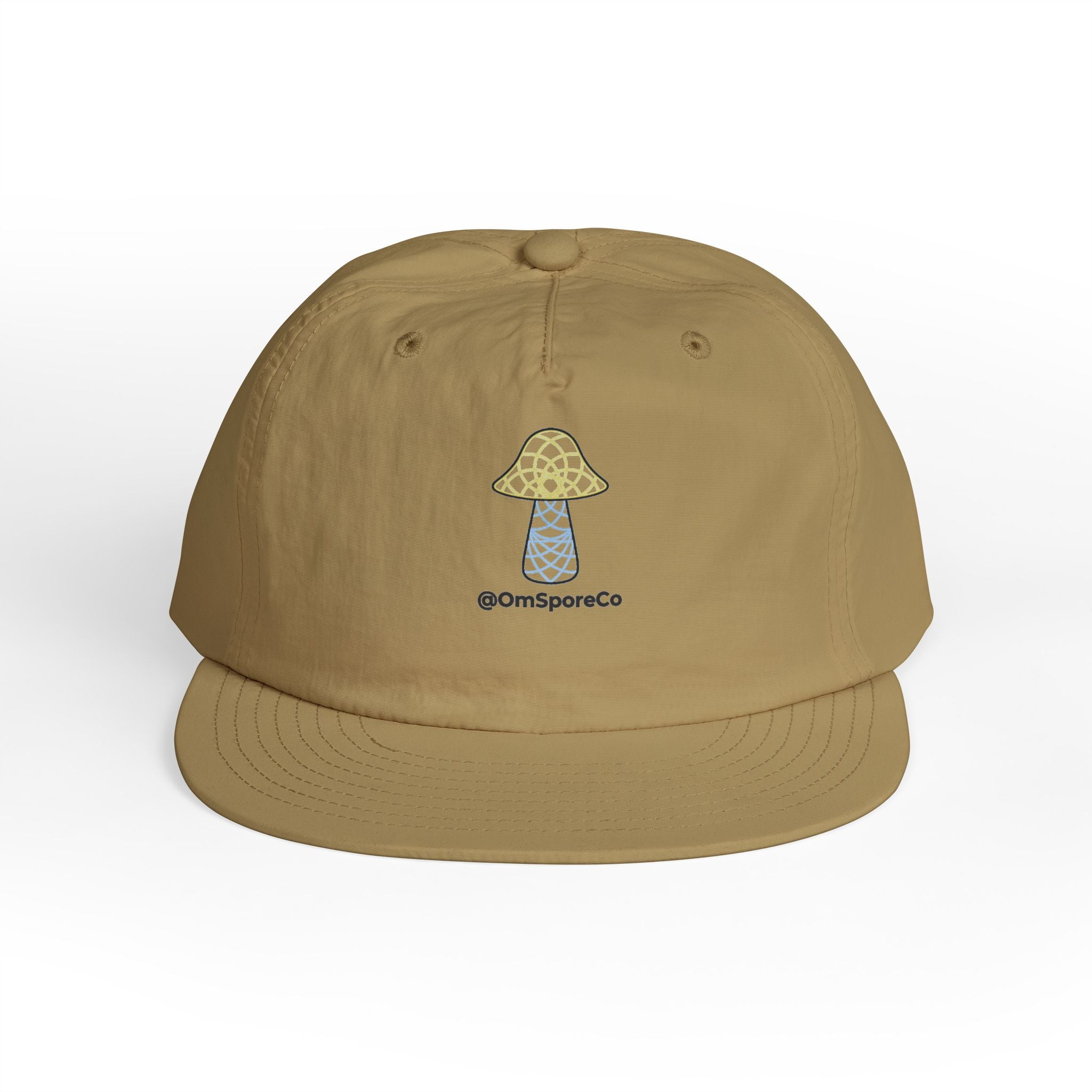 OmSpore Surf Cap - Retro Mushroom Logo