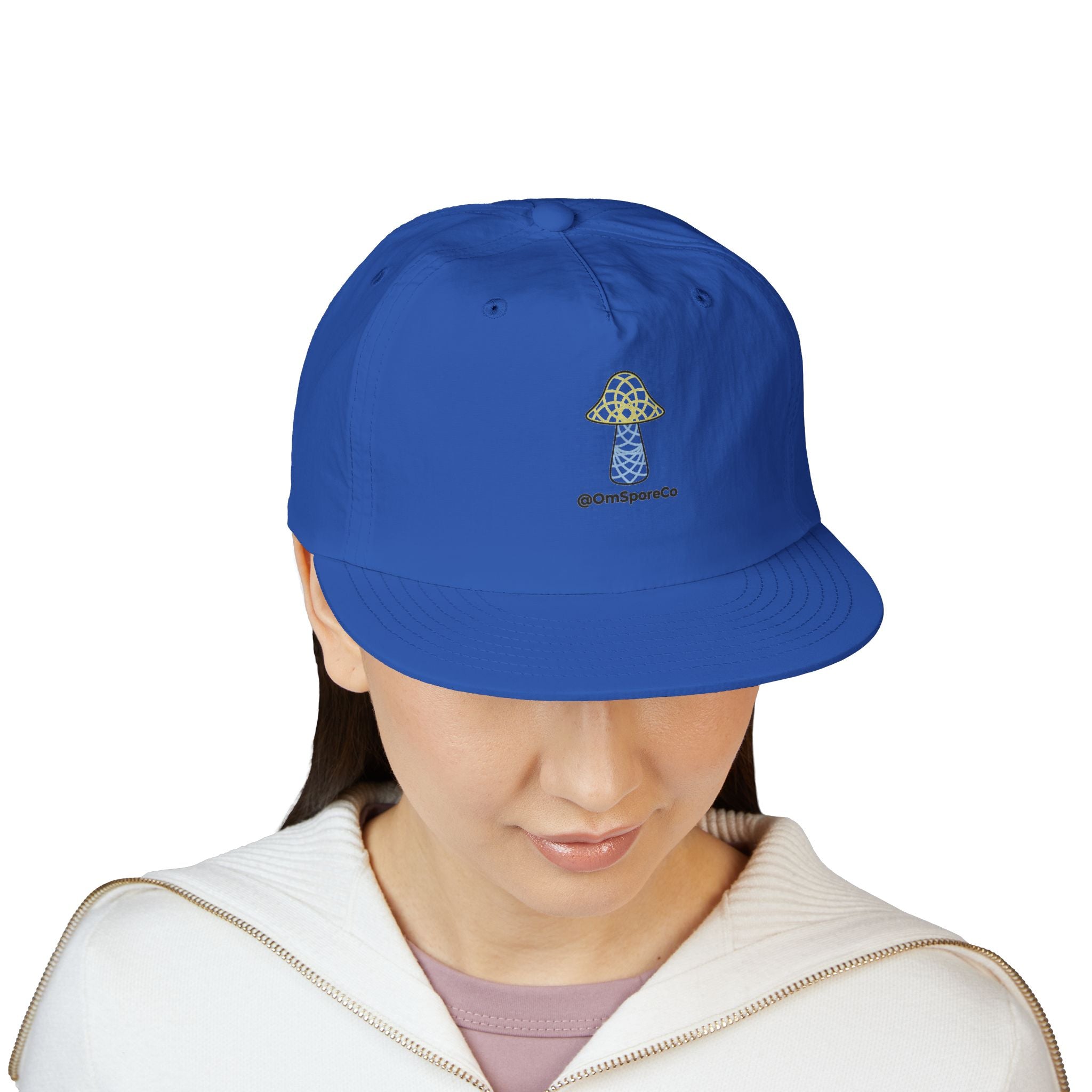 OmSpore Surf Cap - Retro Mushroom Logo