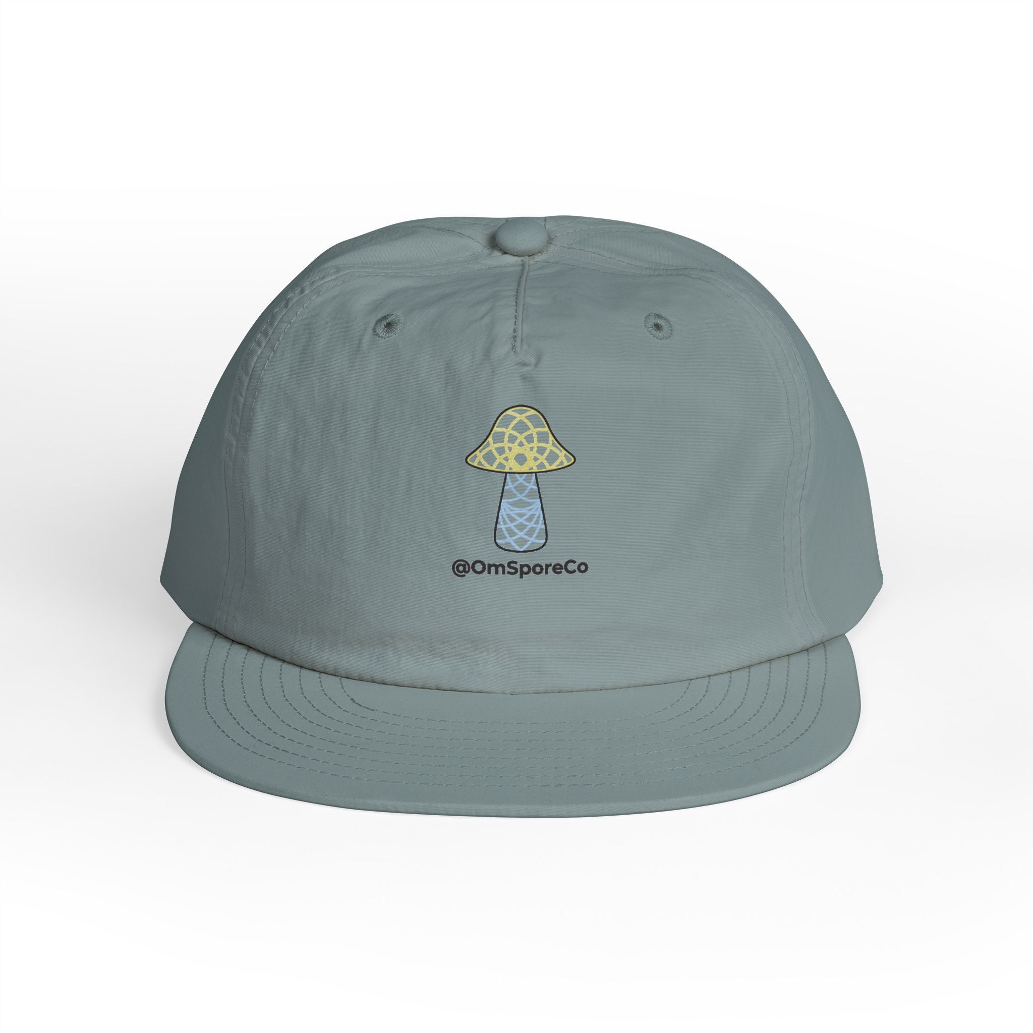 OmSpore Surf Cap - Retro Mushroom Logo