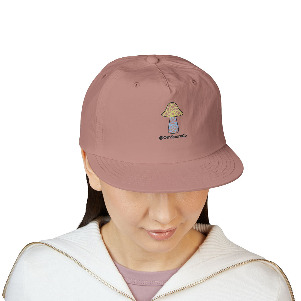 OmSpore Surf Cap - Retro Mushroom Logo